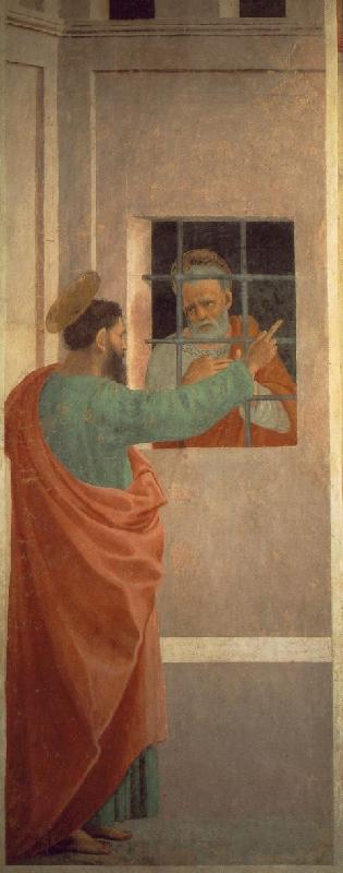 LIPPI, Filippino St Paul Visits St Peter in Prison dh Sweden oil painting art